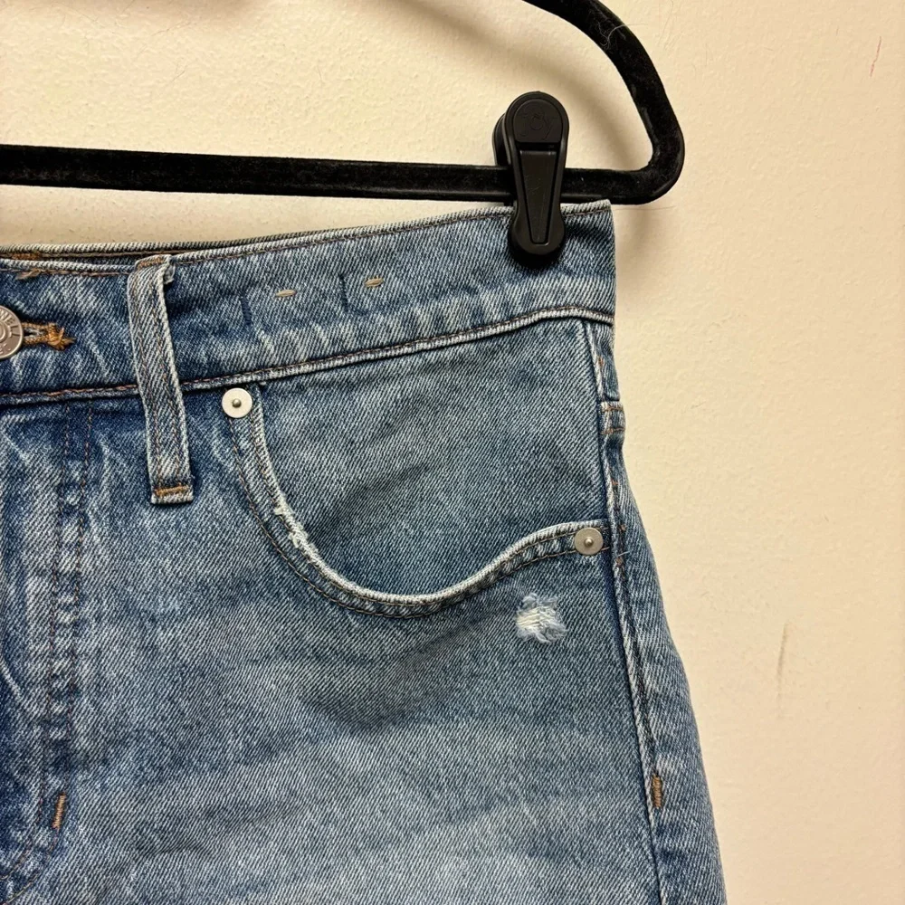 Madewell The Perfect Jean Short Snyder Wash Tencel Edition
